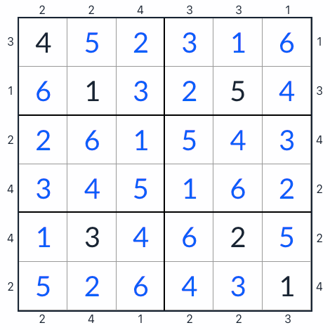 六宫无马摩天楼数独答案